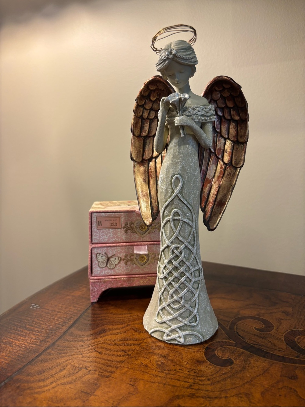 Grasslands Road Irish Celtic Angel Figurine